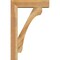Ekena Millwork Legacy Block Rough Sawn Bracket w/ Offset Brace, Western Red Cedar, 6"W x 22"D x 34"H BKT0604X22X34LEC05RWR - alternate 2